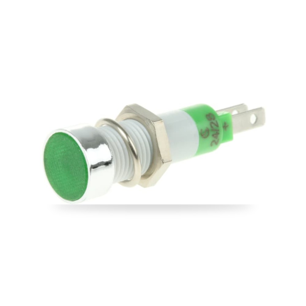 لمبة بيان وإشارة لوحات 28V أخضر 8 مم RS PRO ريمكو للتوريدات الصناعية (Reemco Industrial)