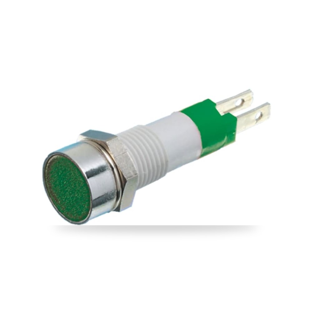 لمبة بيان وإشارة لوحات 14V أخضر 8 مم صناعي RS ريمكو للتوريدات الصناعية (Reemco Industrial)