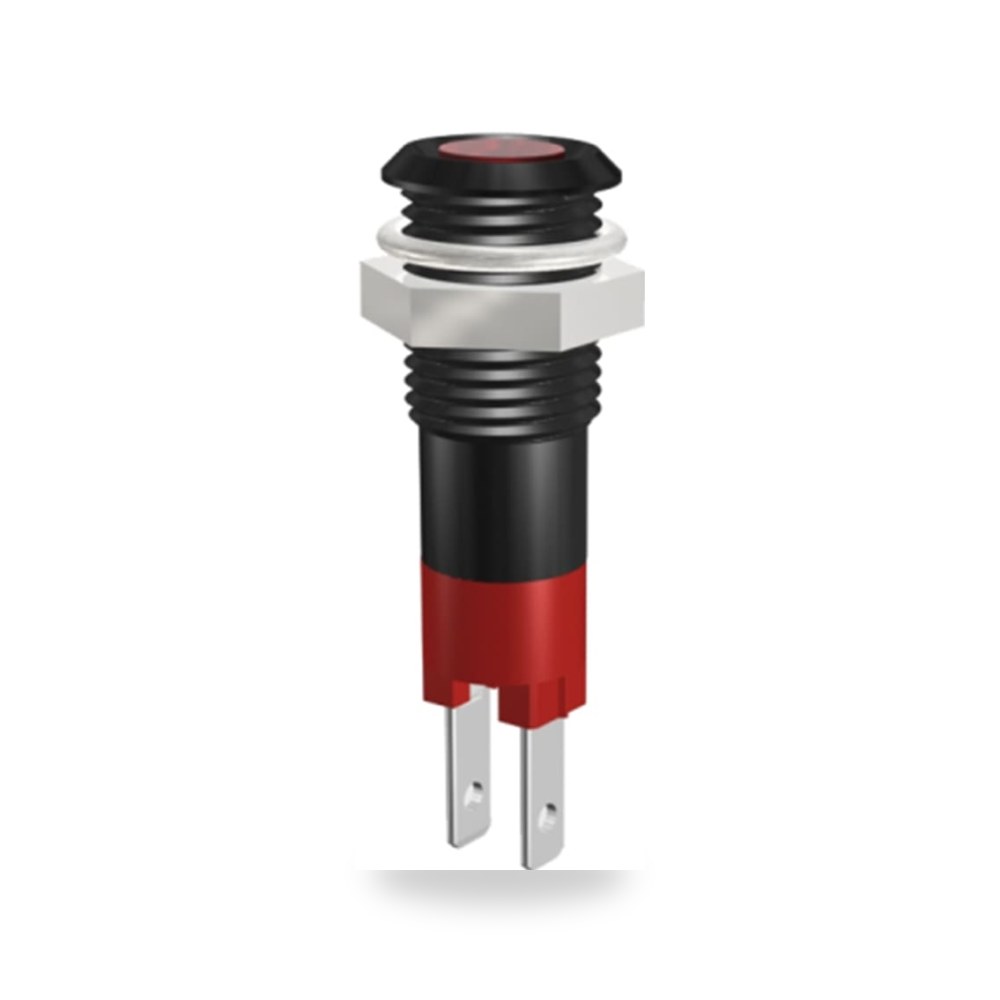 لمبة بيان وإشارة لوحات 12V أحمر فولاذي RS PRO ريمكو للتوريدات الصناعية (Reemco Industrial)