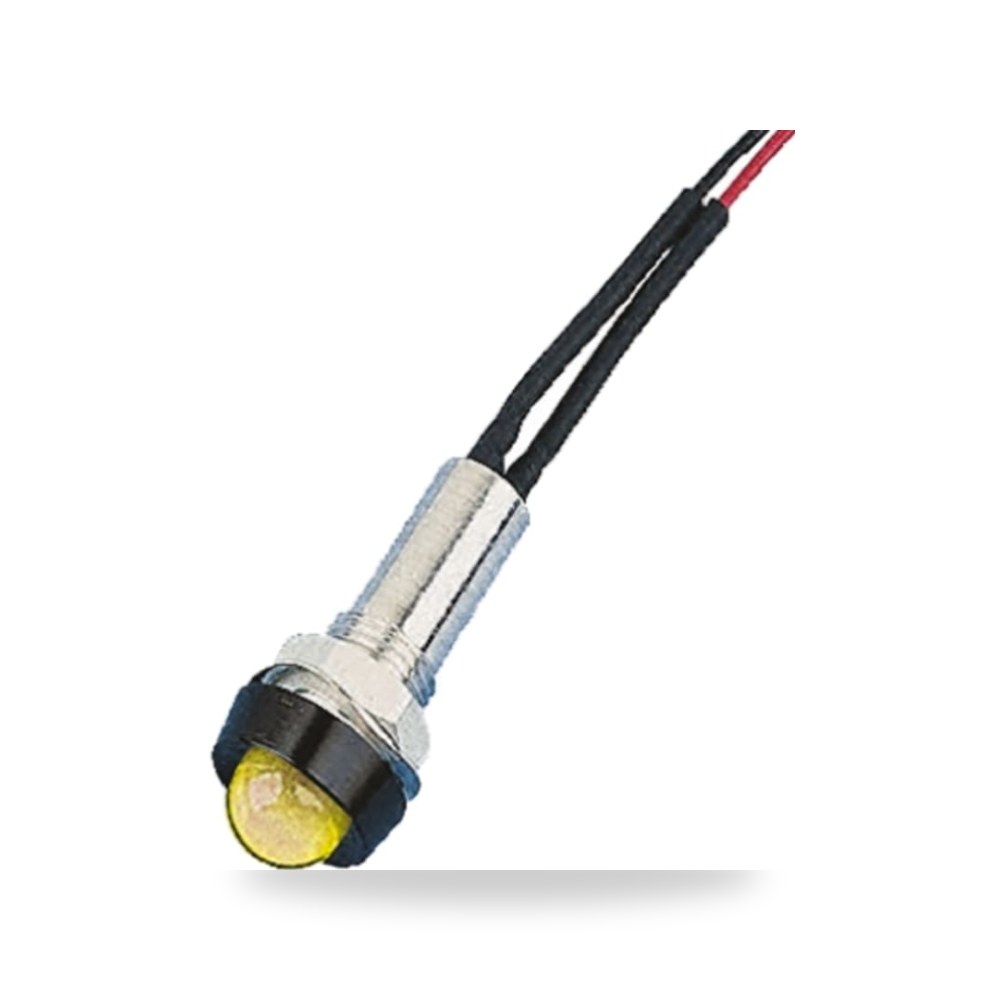 لمبة بيان وإشارة لوحات 230V AC أصفر معتمد ريمكو للتوريدات الصناعية (Reemco Industrial) موديل