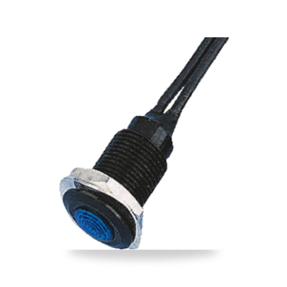 لمبة بيان وإشارة لوحات 230V AC أزرق 10.2 مم ريمكو للتوريدات الصناعية (Reemco Industrial)