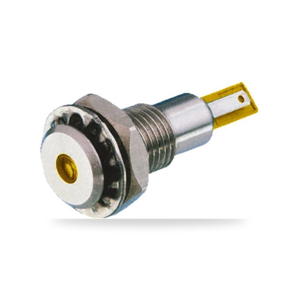 لمبة بيان وإشارة لوحات 24V DC أصفر 12.2 مم RS ريمكو للتوريدات الصناعية (Reemco Industrial)