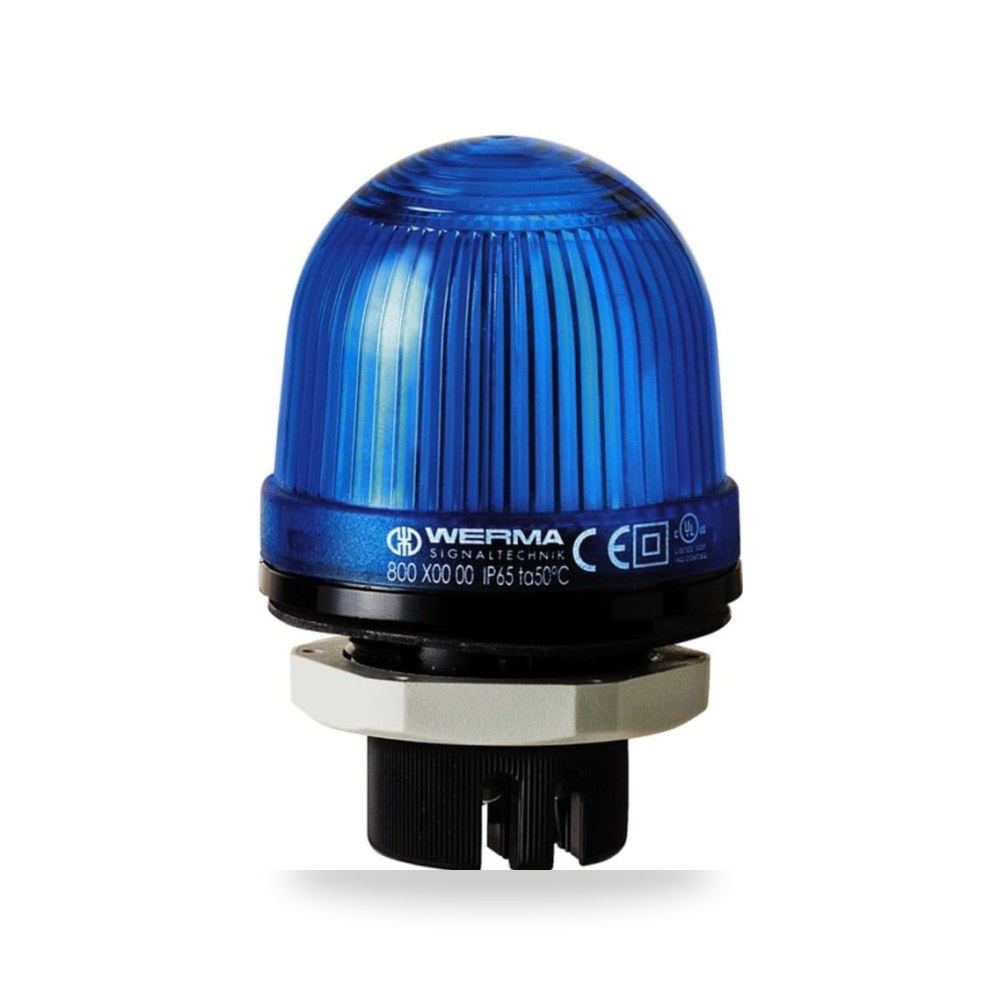 وحدة برج إشارة ضوئي أزرق 24V IP65 لوحات ريمكو للتوريدات الصناعية (Reemco Industrial)