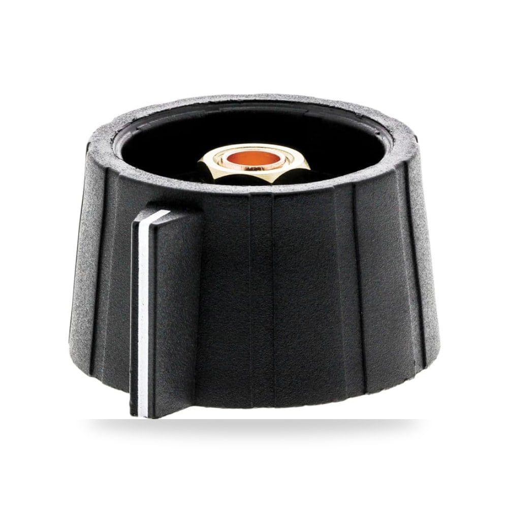 مقبض تحكم بكره لبوتنشيوميتر (عمود 6mm, قطر 29.5 mm) Reemco Industrial موديل SP291 006 BLACK