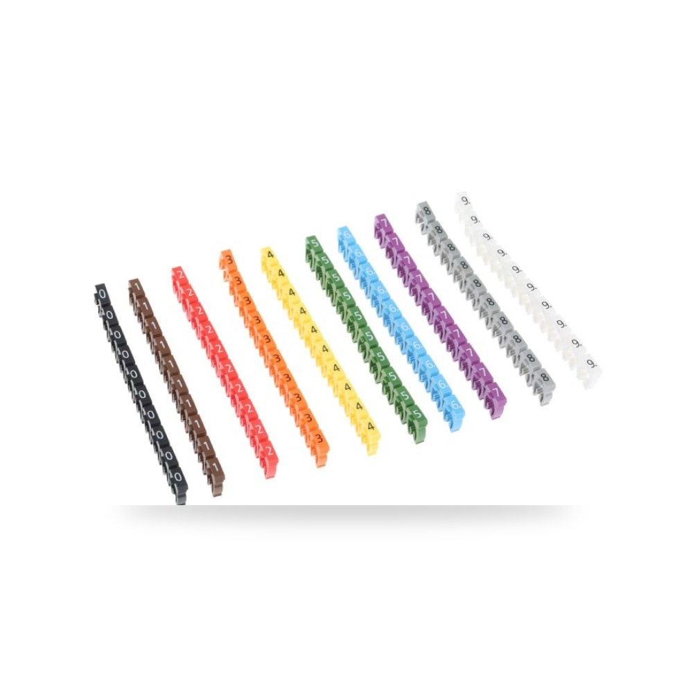علامة وترقيم كابلات وأسلاك رمز 0 9 قطر 5.3 ريمكو للتوريدات الصناعية (Reemco Industrial)