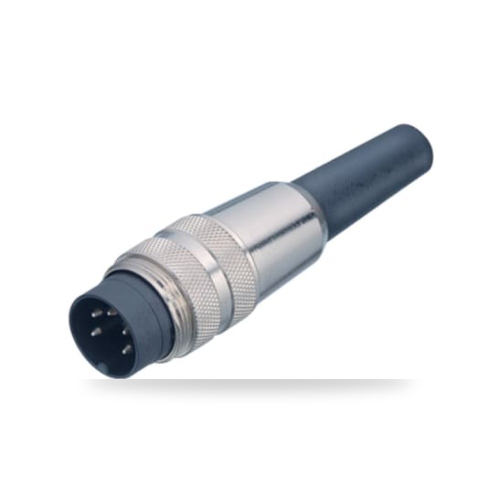 موصل دائري صناعي M16 6 أطراف كابل مستقيم ريمكو للتوريدات الصناعية (Reemco Industrial)