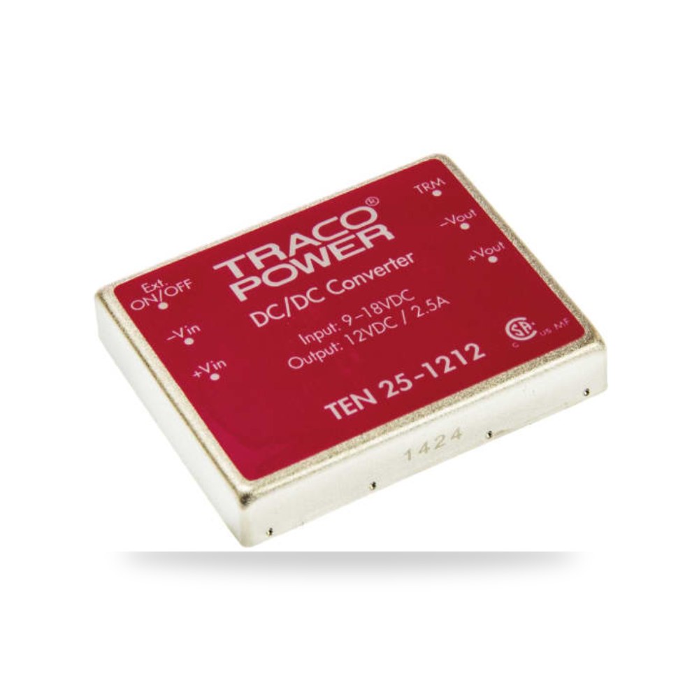 محول جهد DC DC 12 فولت 25 صناعي RS PRO ريمكو للتوريدات الصناعية (Reemco Industrial) موديل TEN
