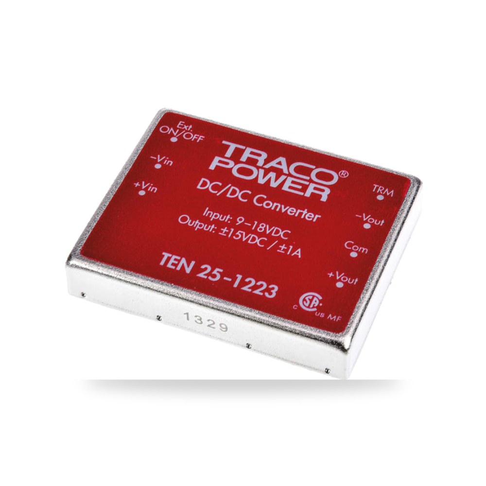 محول جهد DC DC 15 فولت 25 صناعي RS PRO ريمكو للتوريدات الصناعية (Reemco Industrial) موديل TEN