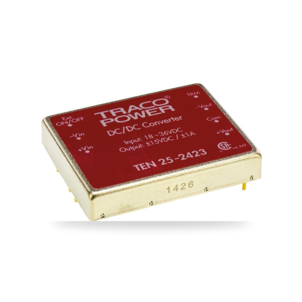 محول جهد DC DC 15 فولت 25 واط صناعي طراز ريمكو للتوريدات الصناعية (Reemco Industrial)