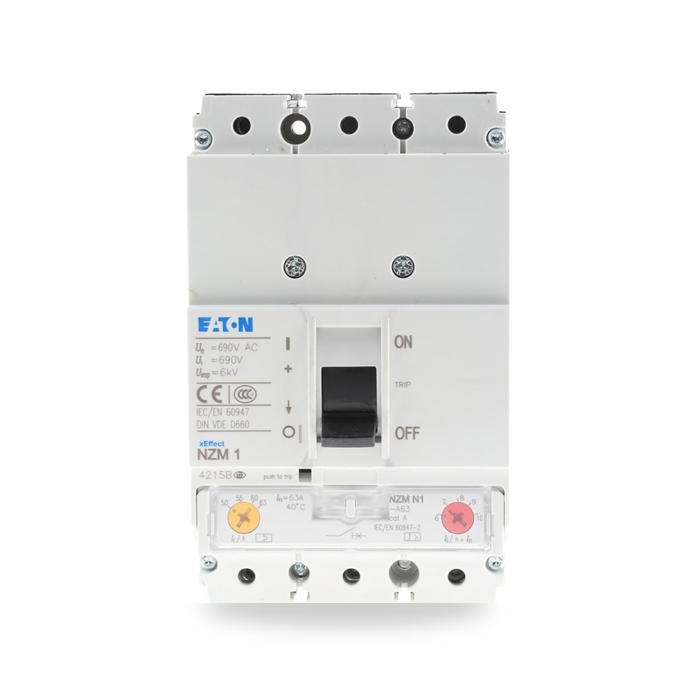 قاطع تيار أوتوماتيكي MCB ثلاثي 63A طراز H RS ريمكو للتوريدات الصناعية (Reemco Industrial)