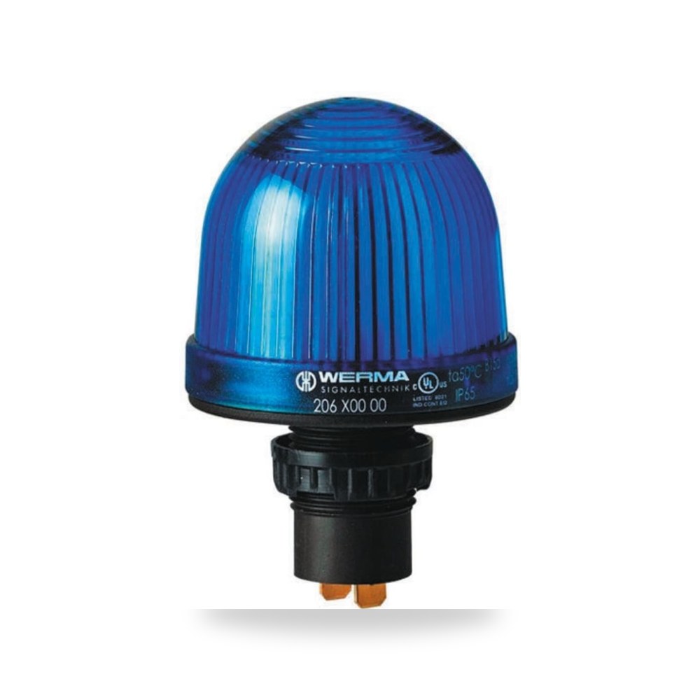 وحدة برج إشارة ضوئي أزرق 48V IP65 صناعية RS ريمكو للتوريدات الصناعية (Reemco Industrial)