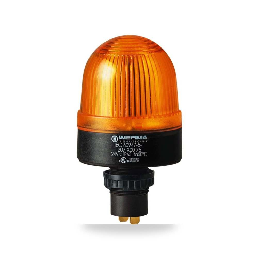 وحدة برج إشارة ضوئي أصفر 48V IP65 صناعي RS ريمكو للتوريدات الصناعية (Reemco Industrial)