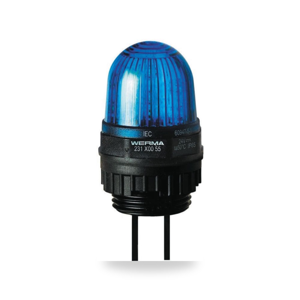 وحدة برج إشارة ضوئي أزرق 230V معتمد للمشاريع ريمكو للتوريدات الصناعية (Reemco Industrial)