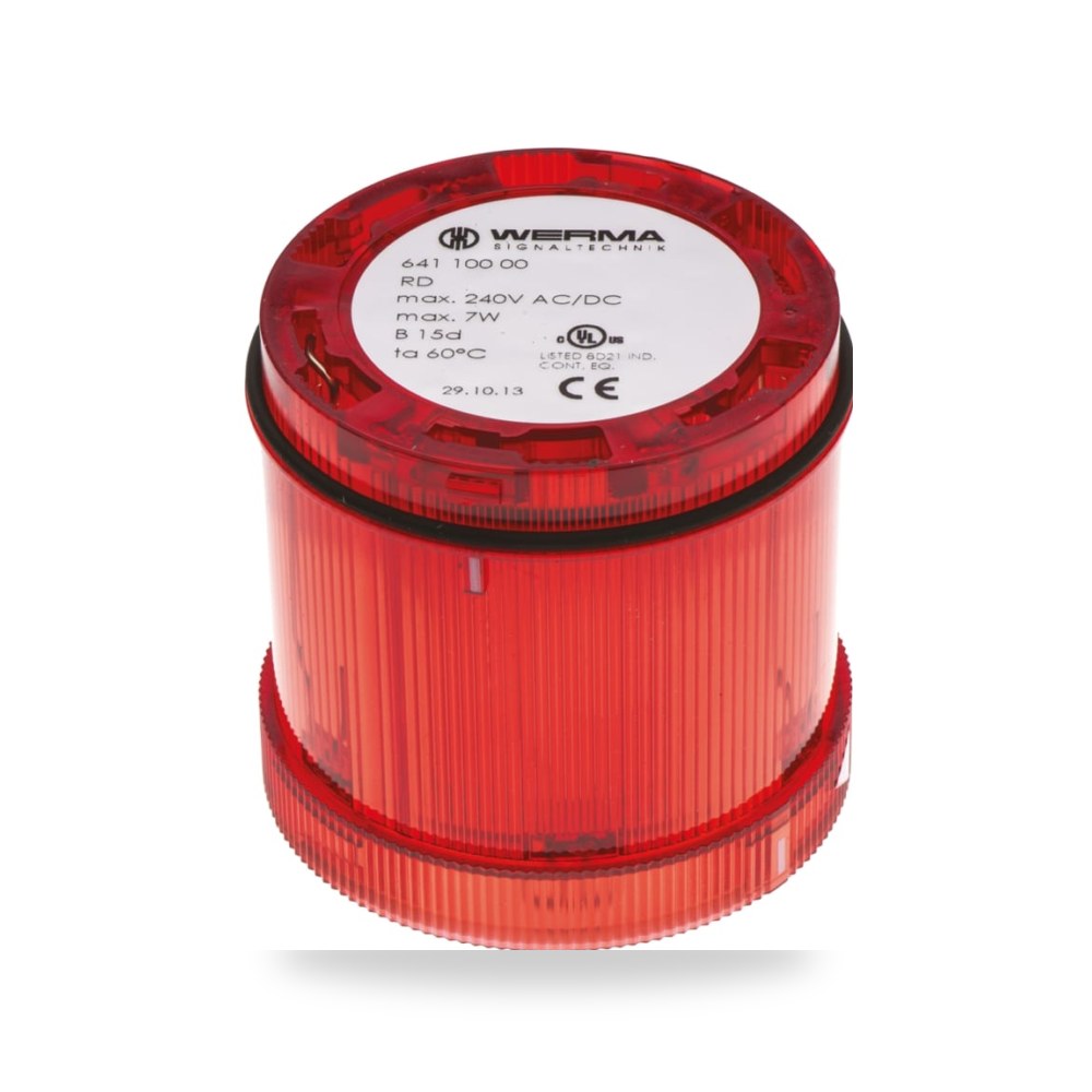 وحدة برج إشارة ضوئي أحمر 230V فولاذي RS PRO ريمكو للتوريدات الصناعية (Reemco Industrial)