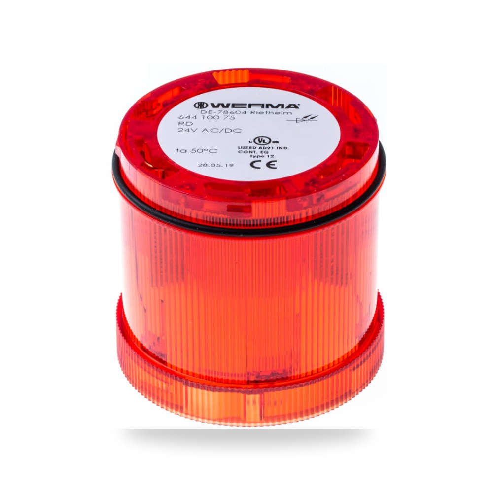وحدة برج إشارة ضوئي أحمر سلسلة 71 24V RS PRO ريمكو للتوريدات الصناعية (Reemco Industrial)