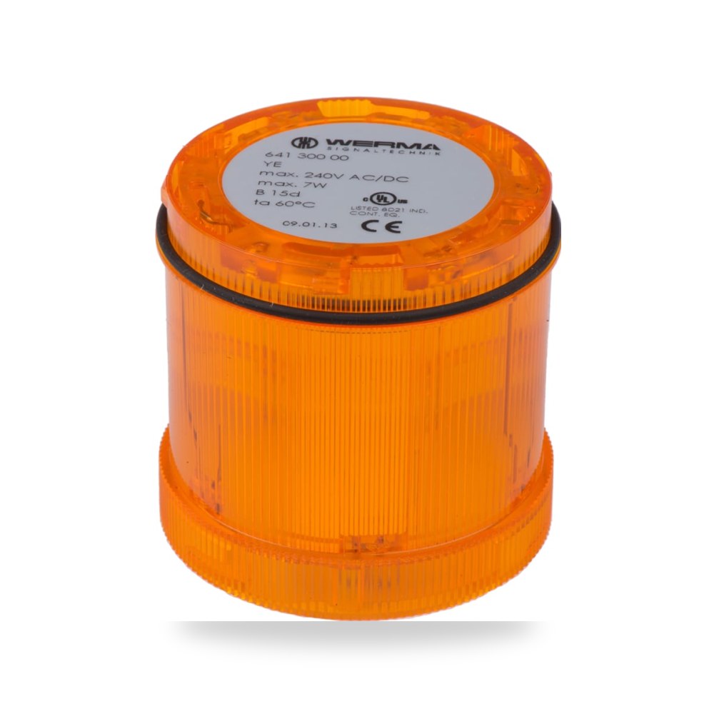وحدة برج إشارة ضوئي أصفر 230V IP65 لوحات ريمكو للتوريدات الصناعية (Reemco Industrial)