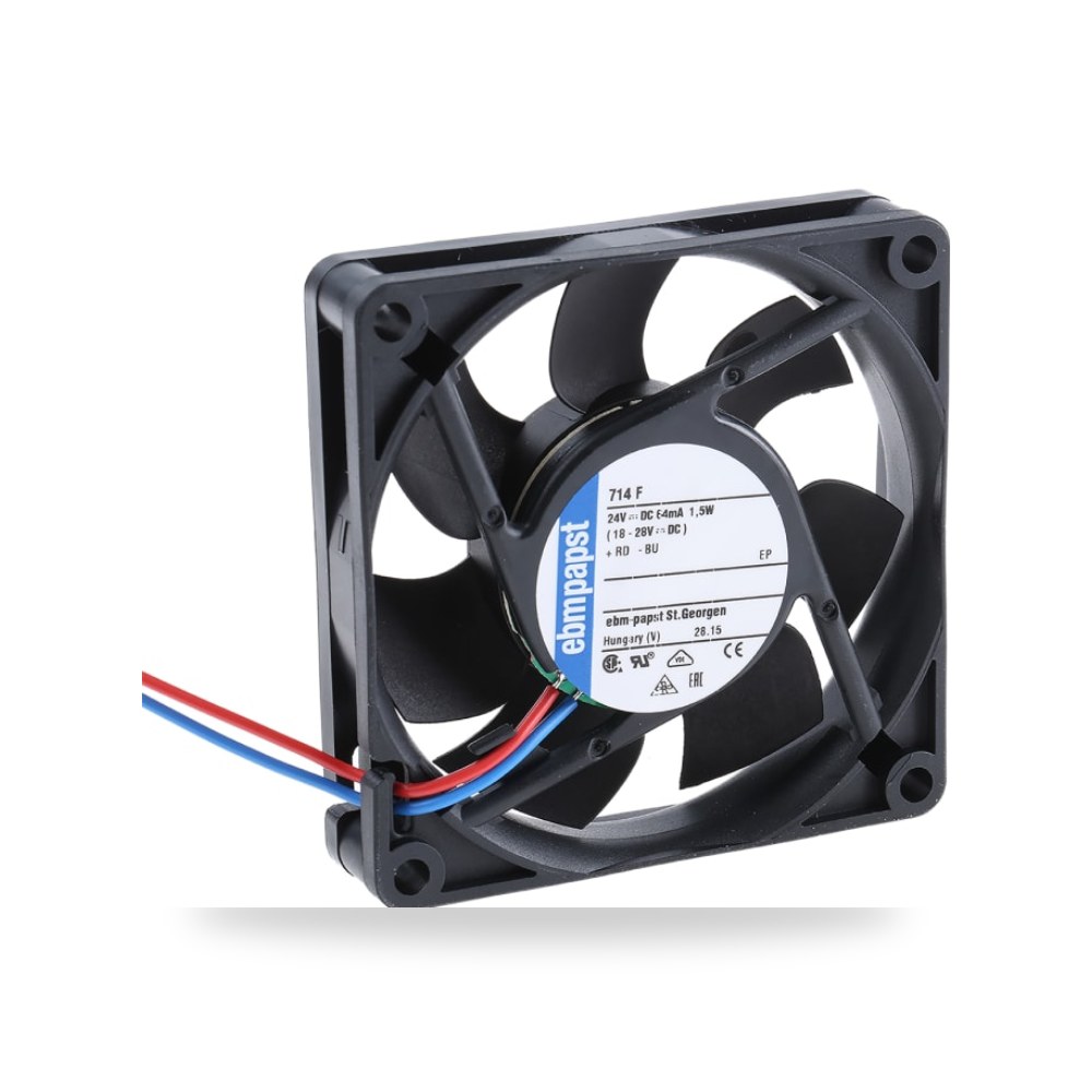 مروحة تبريد محورية للكبائن 24V DC 70 مم RS ريمكو للتوريدات الصناعية (Reemco Industrial)