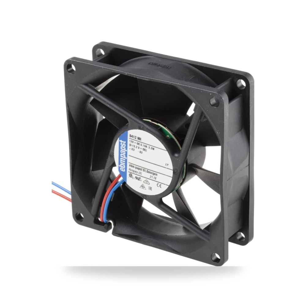 مروحة تبريد محورية للكبائن 12V DC 80 طراز D ريمكو للتوريدات الصناعية (Reemco Industrial)