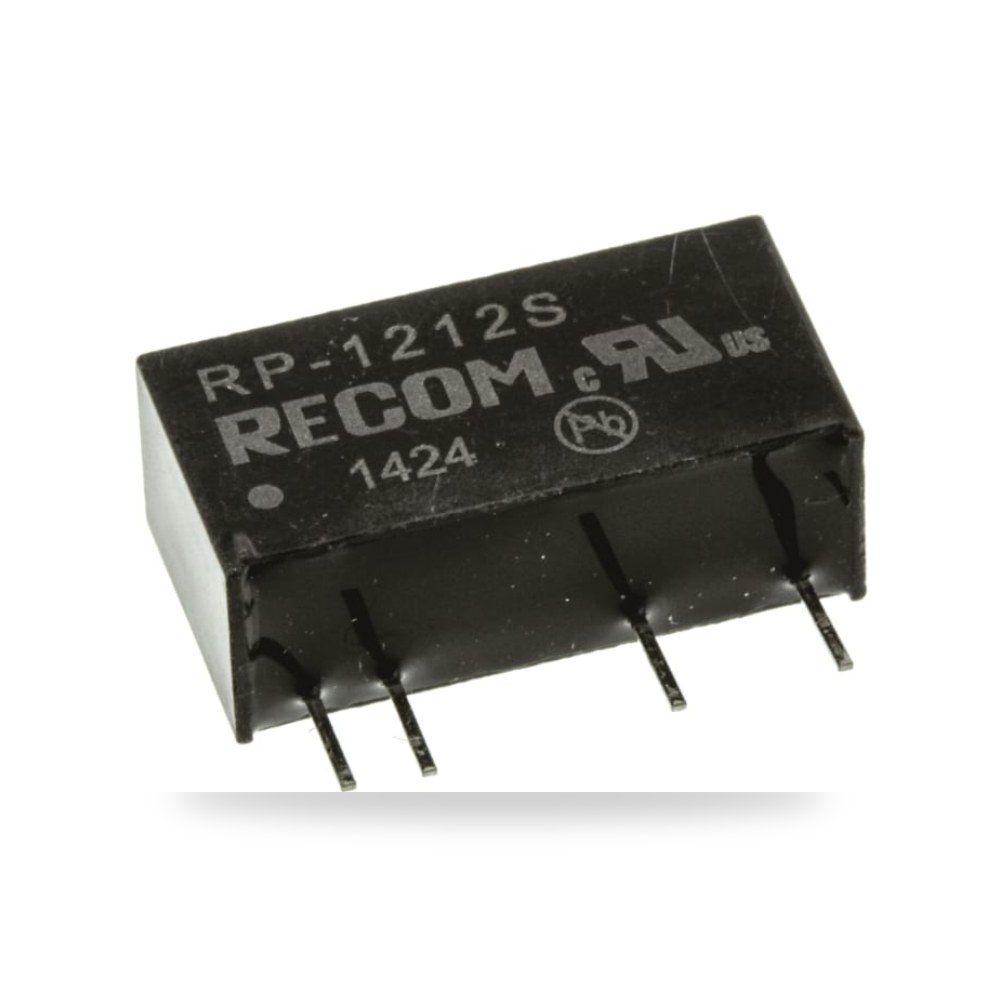 محول جهد DC DC 12 فولت 1 واط صناعي معتمد طراز ريمكو للتوريدات الصناعية (Reemco Industrial)