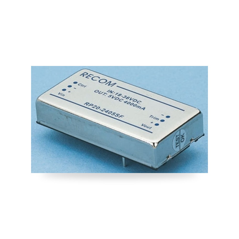 محول جهد DC DC 12 فولت 20 واط أداء عالي RS ريمكو للتوريدات الصناعية (Reemco Industrial)