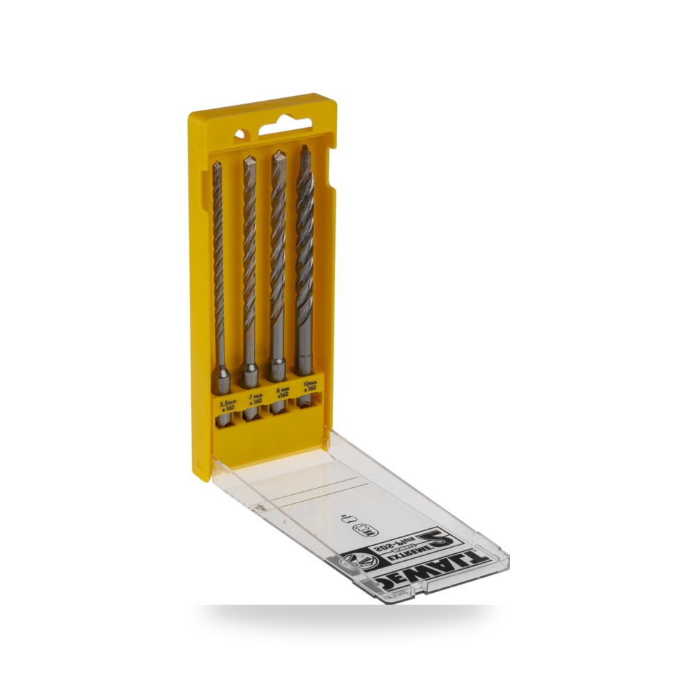 طقم بنط ثقب حلزونية HSS 4 قطعة طراز احترافي ريمكو للتوريدات الصناعية (Reemco Industrial)