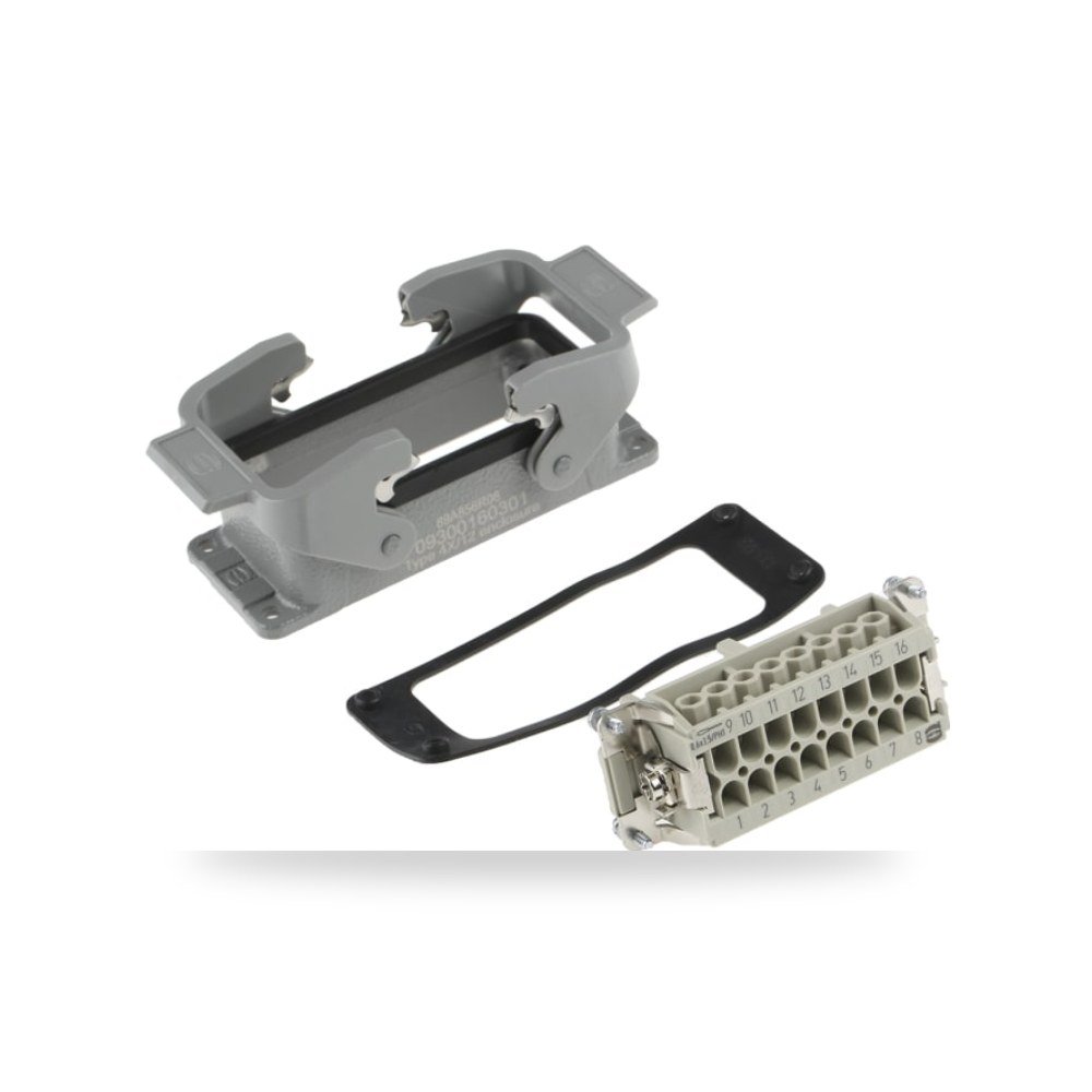 موصل قدرة شاق لوحات HAN E 16 خط 16A RS PRO ريمكو للتوريدات الصناعية (Reemco Industrial)