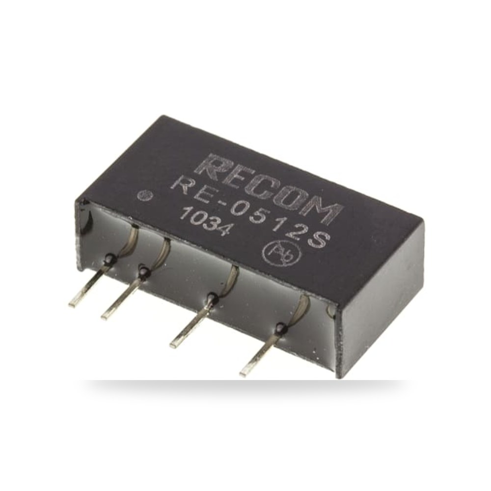 محول جهد DC DC 12 فولت 1 واط صناعي معتمد طراز ريمكو للتوريدات الصناعية (Reemco Industrial)