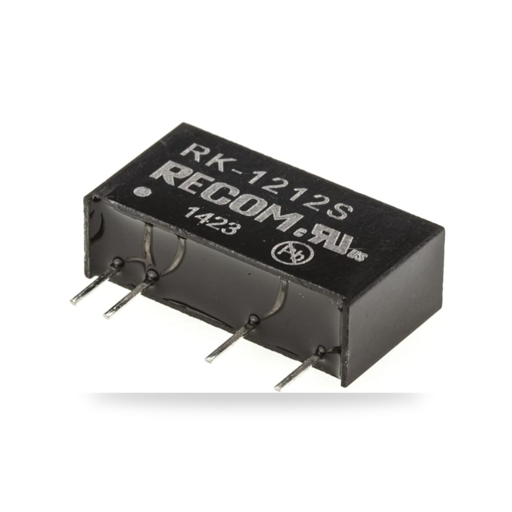 محول جهد DC DC 12 فولت 1 واط صناعي معتمد طراز ريمكو للتوريدات الصناعية (Reemco Industrial)