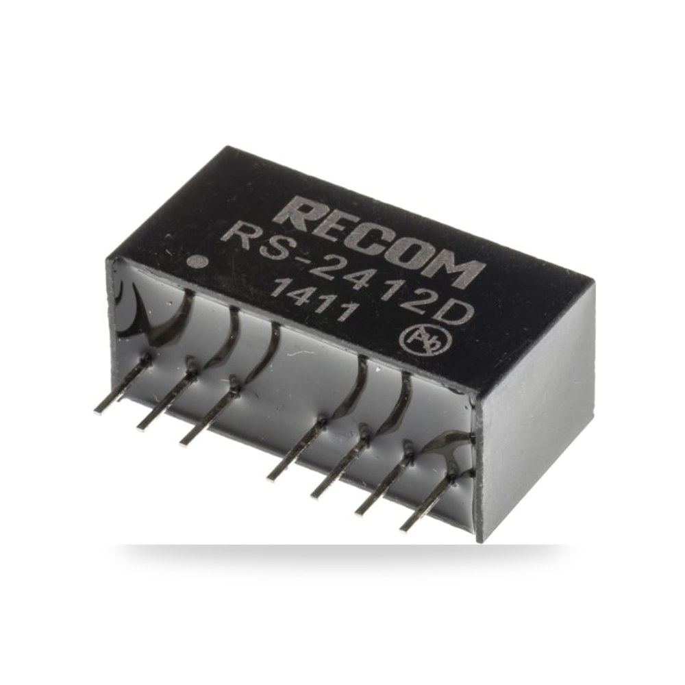 محول جهد DC DC 12 فولت 2 واط صناعي معتمد طراز ريمكو للتوريدات الصناعية (Reemco Industrial)