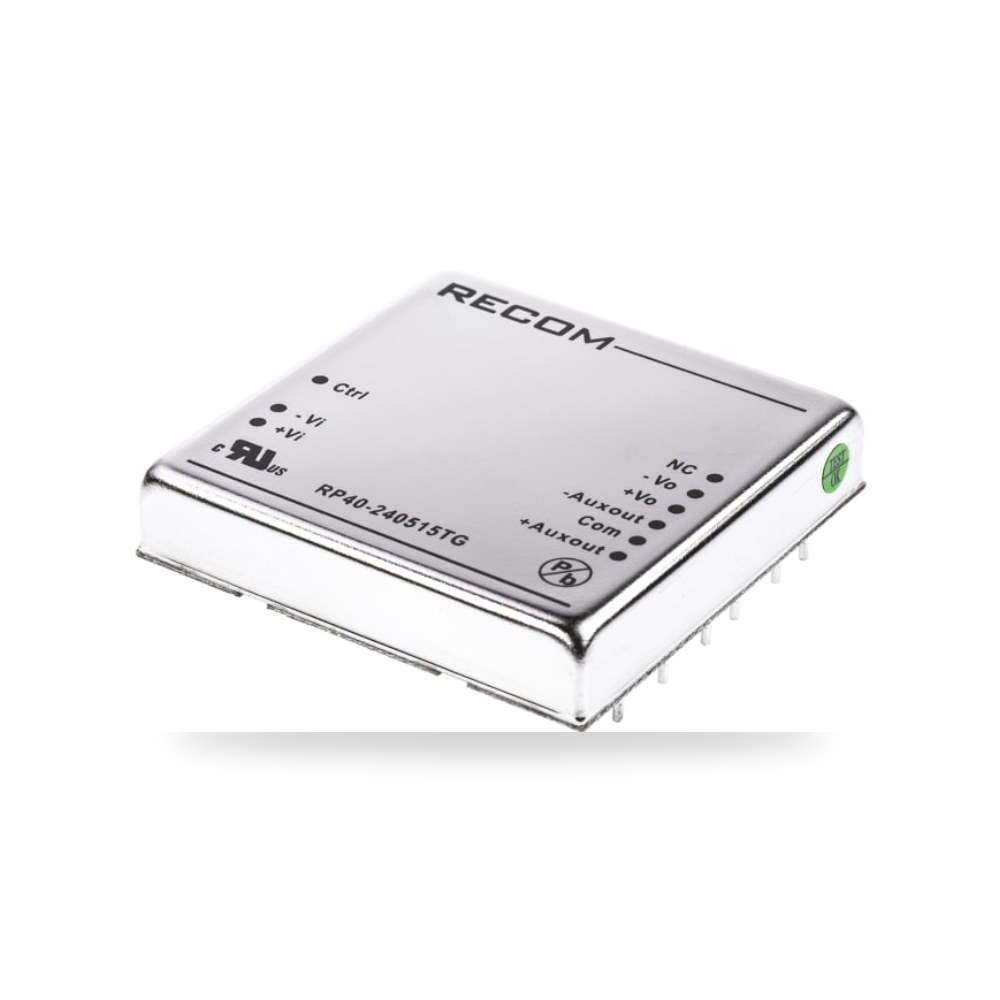 محول جهد DC DC 15 فولت 40 واط صناعي تجهيز ريمكو للتوريدات الصناعية (Reemco Industrial)