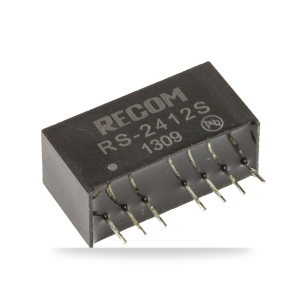 محول جهد DC DC 12 فولت 2 واط صناعي طراز F RS ريمكو للتوريدات الصناعية (Reemco Industrial)