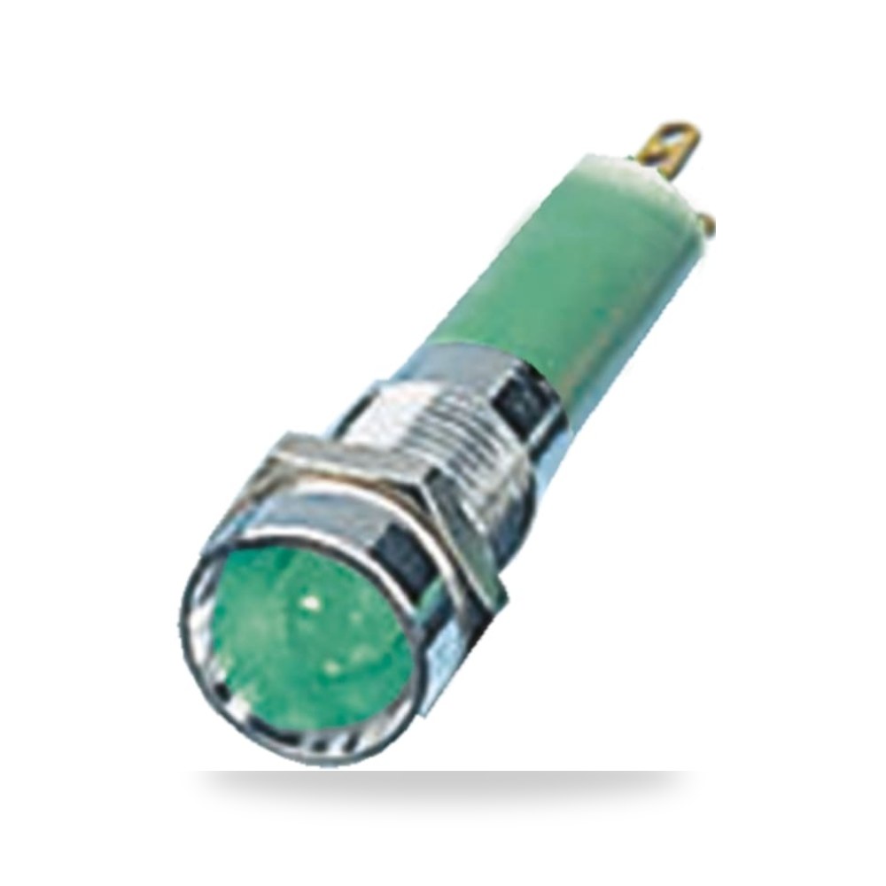 لمبة بيان وإشارة لوحات 12V أخضر 8 مم صناعي RS ريمكو للتوريدات الصناعية (Reemco Industrial)