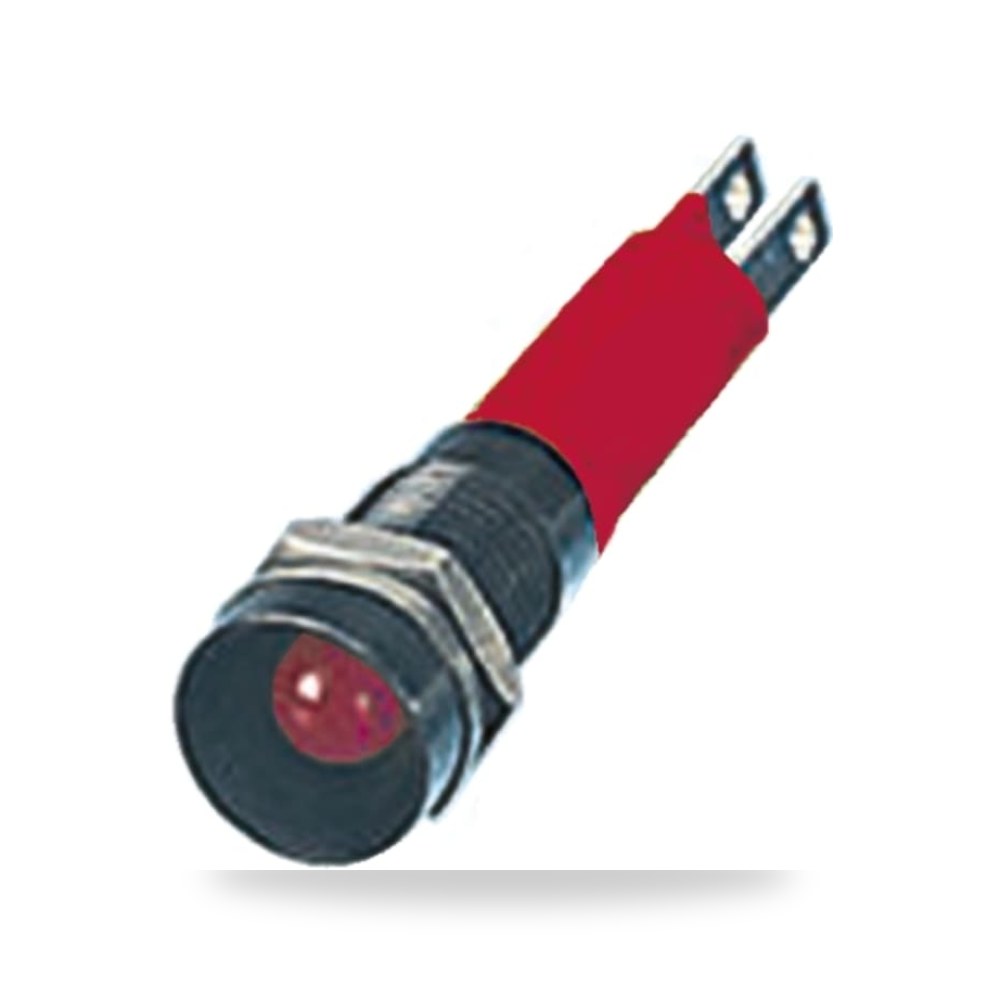 لمبة بيان وإشارة لوحات 12V أحمر 8 معتمد ريمكو للتوريدات الصناعية (Reemco Industrial)