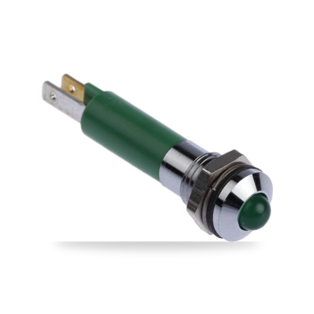 لمبة بيان وإشارة لوحات 12V أخضر 8 معتمد ريمكو للتوريدات الصناعية (Reemco Industrial)