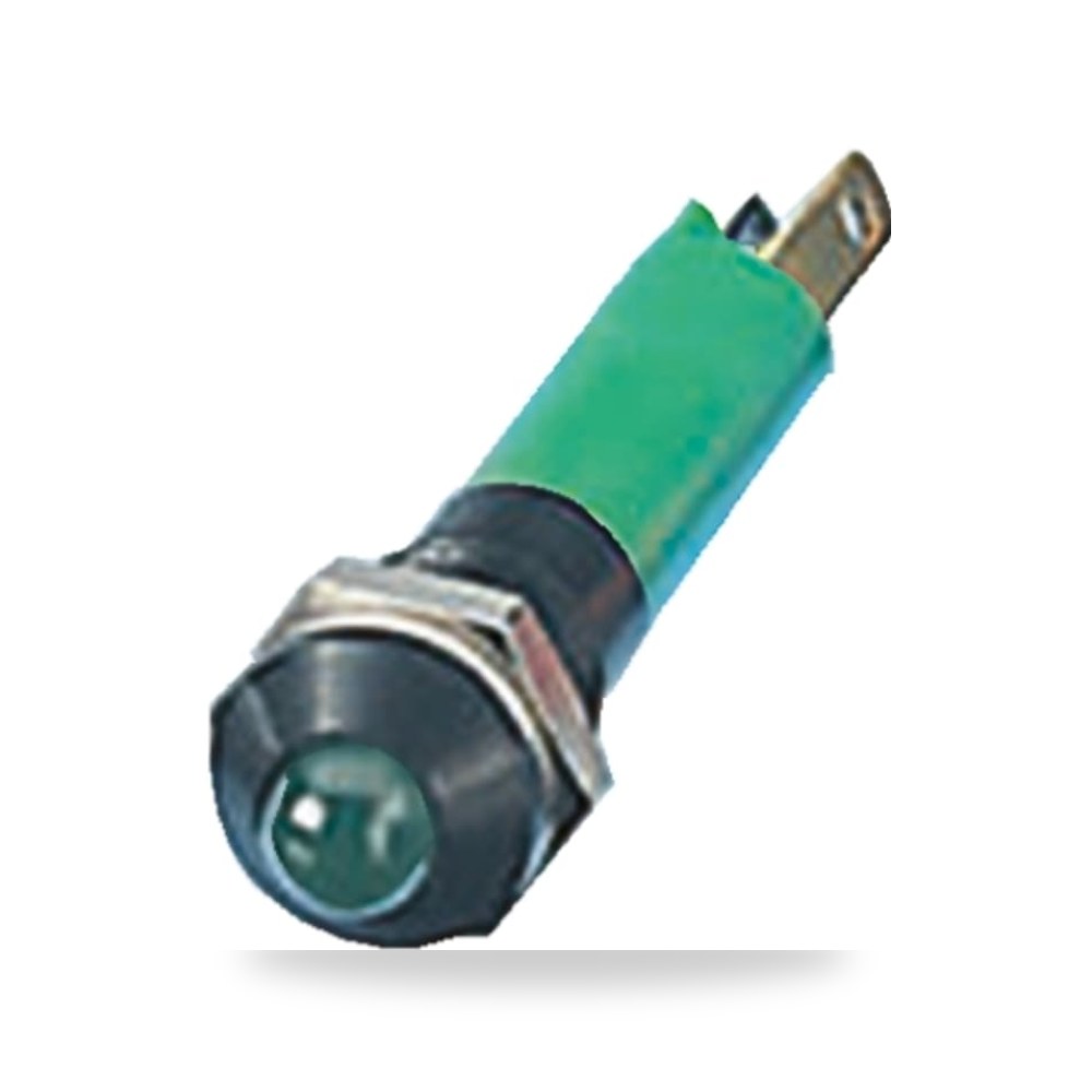 لمبة بيان وإشارة لوحات 12V أخضر 8 طراز ريمكو للتوريدات الصناعية (Reemco Industrial)