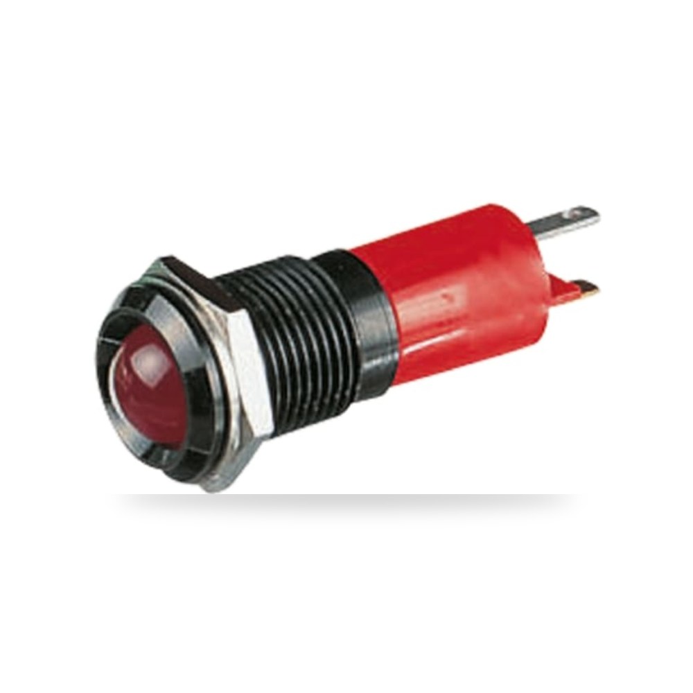 لمبة بيان وإشارة لوحات 12V أحمر 14 مم صناعي ريمكو للتوريدات الصناعية (Reemco Industrial)