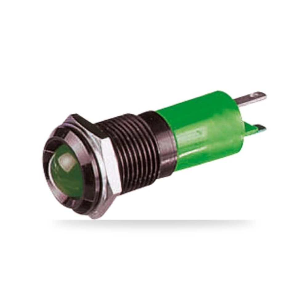 لمبة بيان وإشارة لوحات 12V أخضر 14 مم RS PRO ريمكو للتوريدات الصناعية (Reemco Industrial)