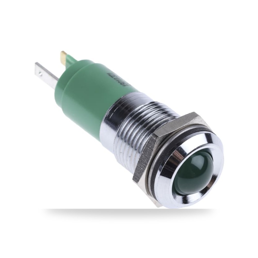 لمبة بيان وإشارة لوحات 24V أخضر 14 مم صناعي ريمكو للتوريدات الصناعية (Reemco Industrial)