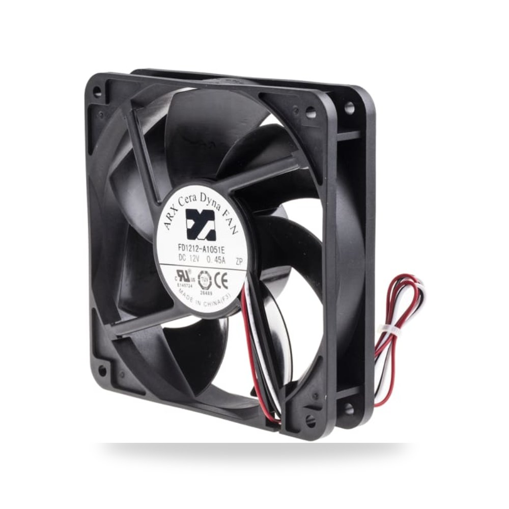 مروحة تبريد محورية للكبائن 12V DC 120 طراز B ريمكو للتوريدات الصناعية (Reemco Industrial)