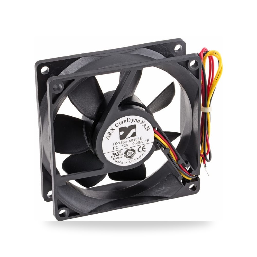 مروحة تبريد محورية للكبائن 12V DC 80 طراز E ريمكو للتوريدات الصناعية (Reemco Industrial)