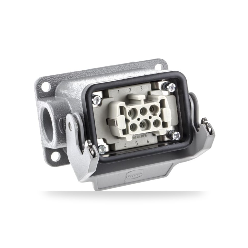 موصل قدرة شاق لوحات HAN E 6 خط 16A طراز ريمكو للتوريدات الصناعية (Reemco Industrial)