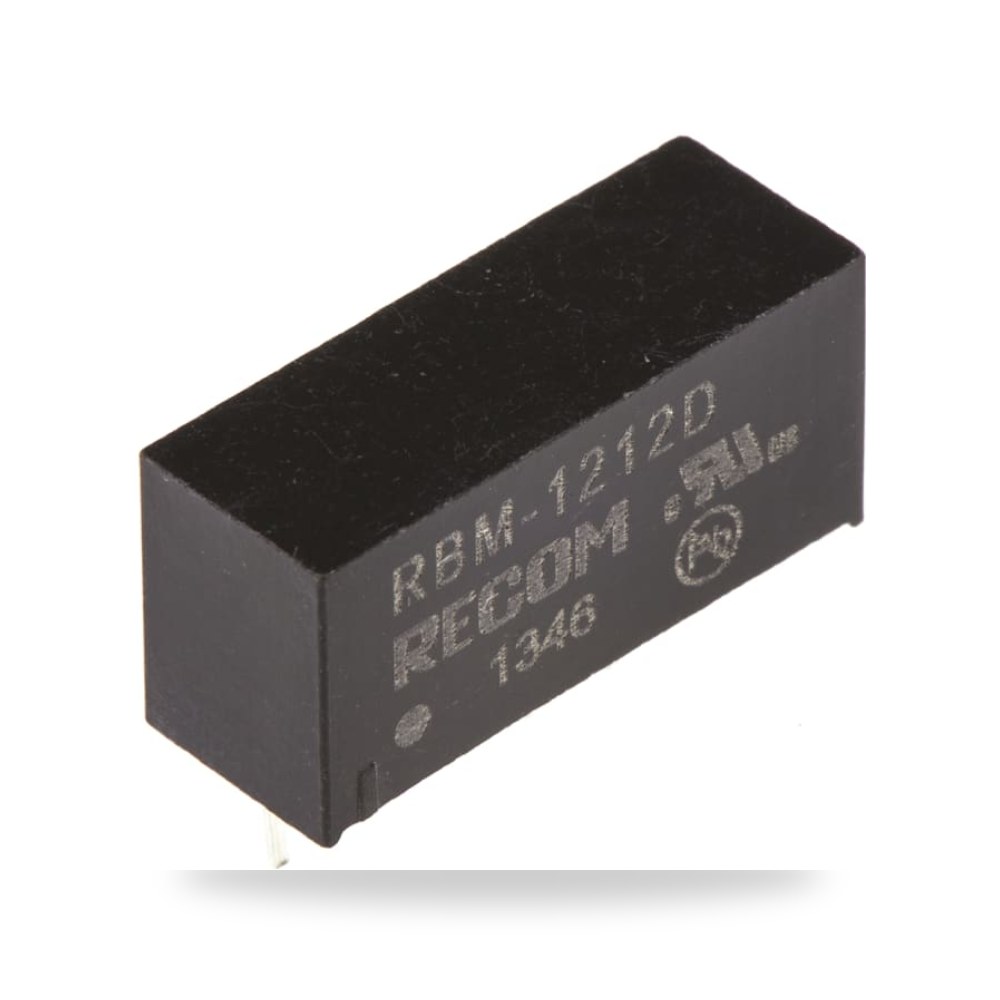 محول جهد DC DC 12 فولت 1 واط صناعي معتمد طراز ريمكو للتوريدات الصناعية (Reemco Industrial)
