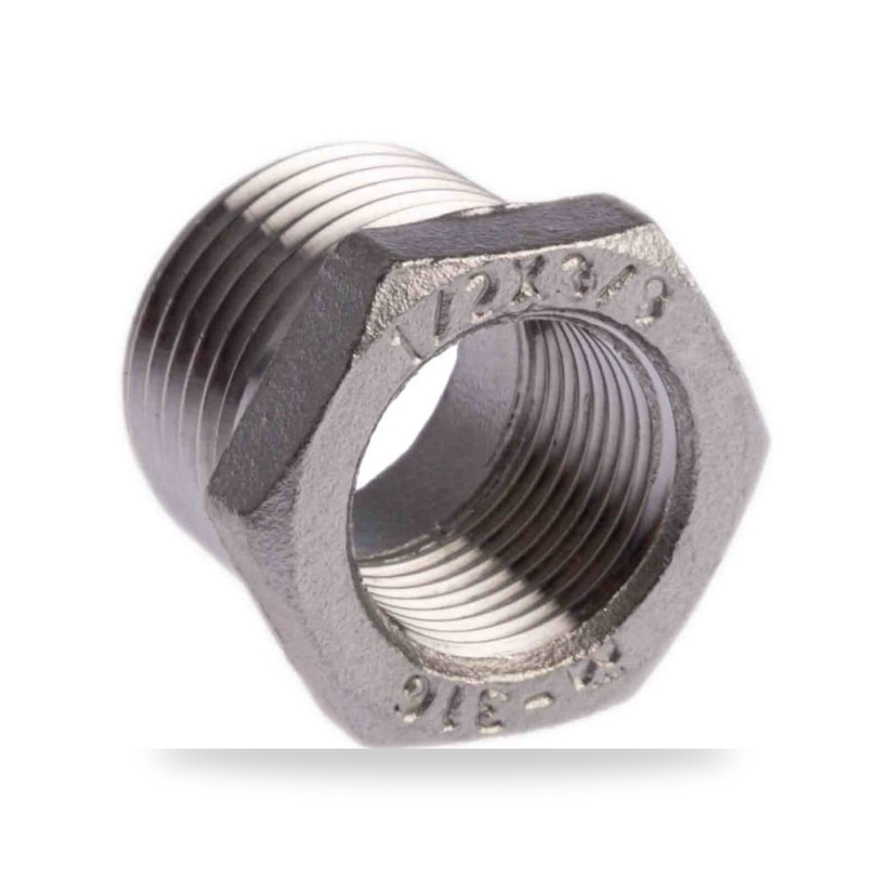 وصلة مواسير ستانلس ستيل سداسية 1 - 2 IN تجهيز ريمكو للتوريدات الصناعية (Reemco Industrial)