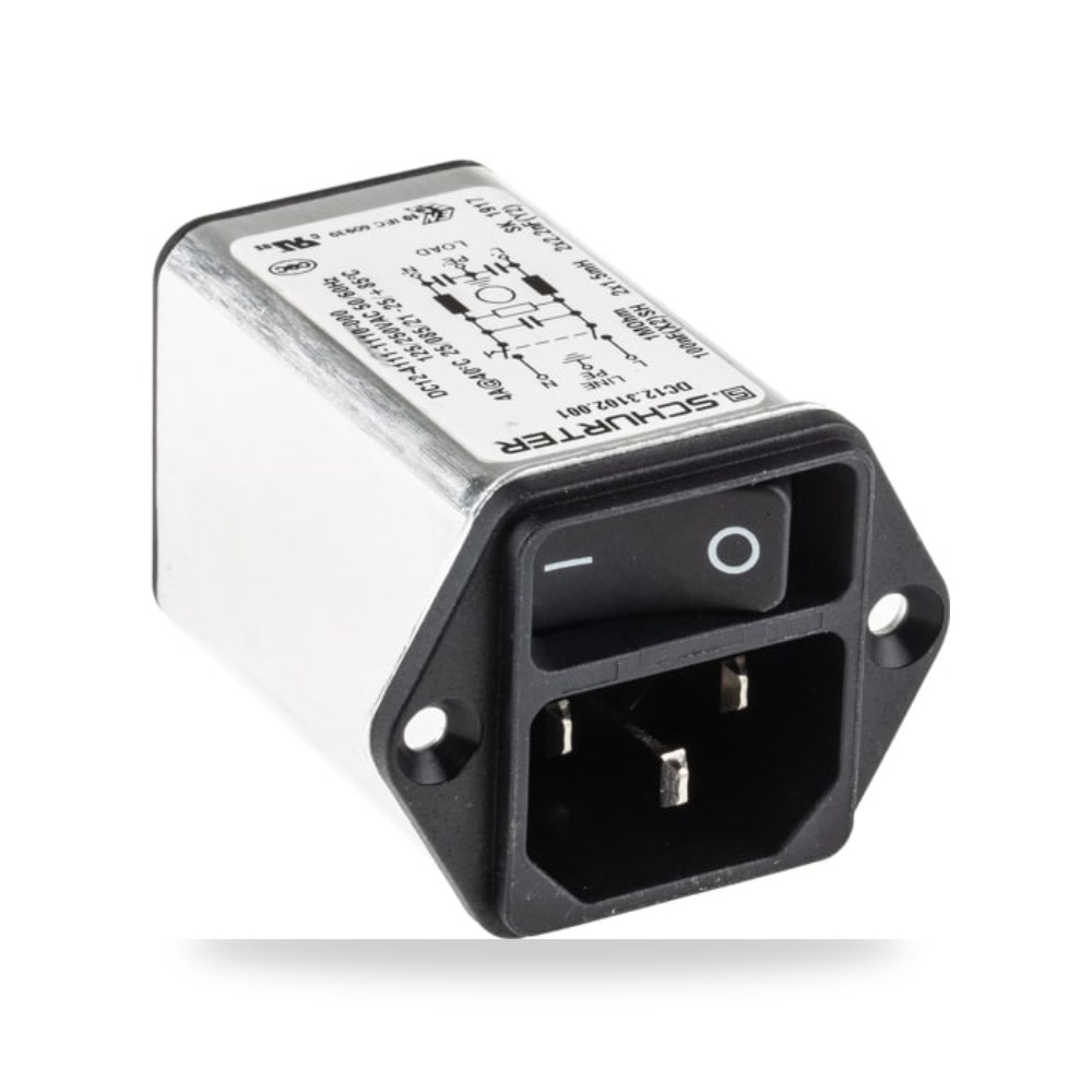 فلتر تغذية كهربائية قياسي IEC طراز P RS PRO ريمكو للتوريدات الصناعية (Reemco Industrial)
