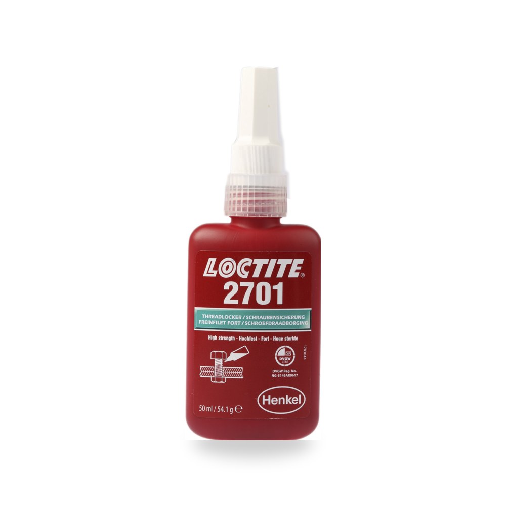 غراء ومثبت قلاووظ س لولبية Loctite 2701 50 ml ريمكو للتوريدات الصناعية (Reemco Industrial)