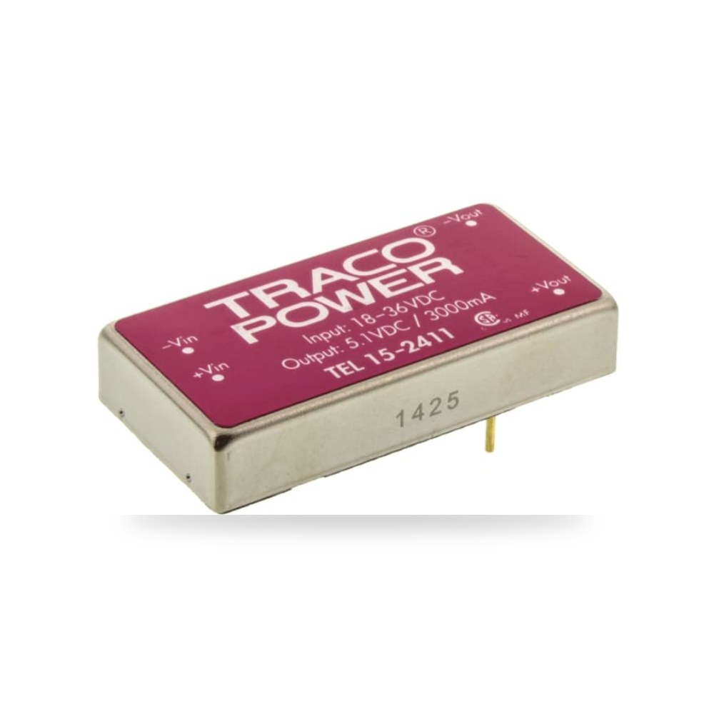 محول جهد DC DC 5.1 فولت 15 طراز احترافي RS ريمكو للتوريدات الصناعية (Reemco Industrial)