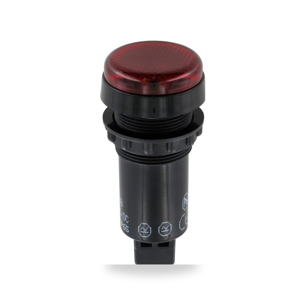 لمبة بيان وإشارة لوحات 12V أحمر 22 مم RS PRO ريمكو للتوريدات الصناعية (Reemco Industrial)