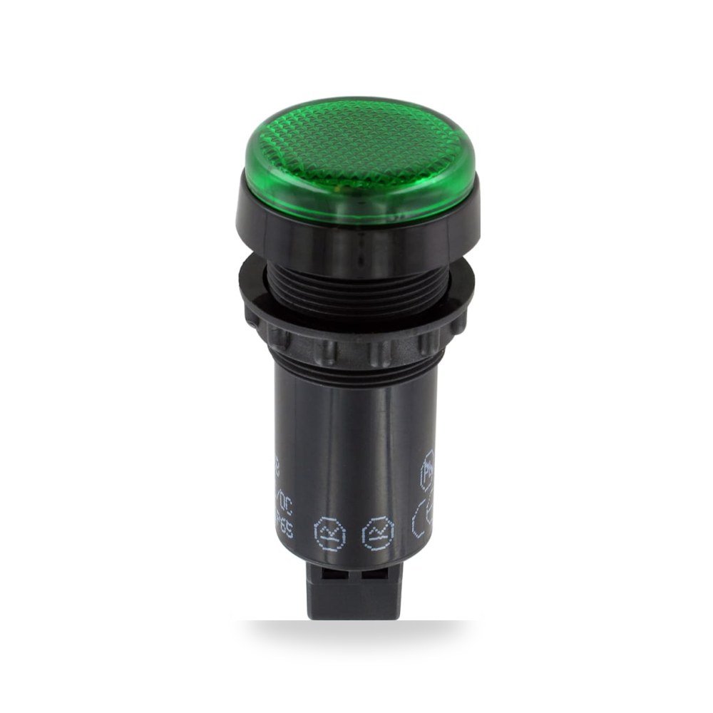 لمبة بيان وإشارة لوحات 12V أخضر 22 مم RS PRO ريمكو للتوريدات الصناعية (Reemco Industrial)