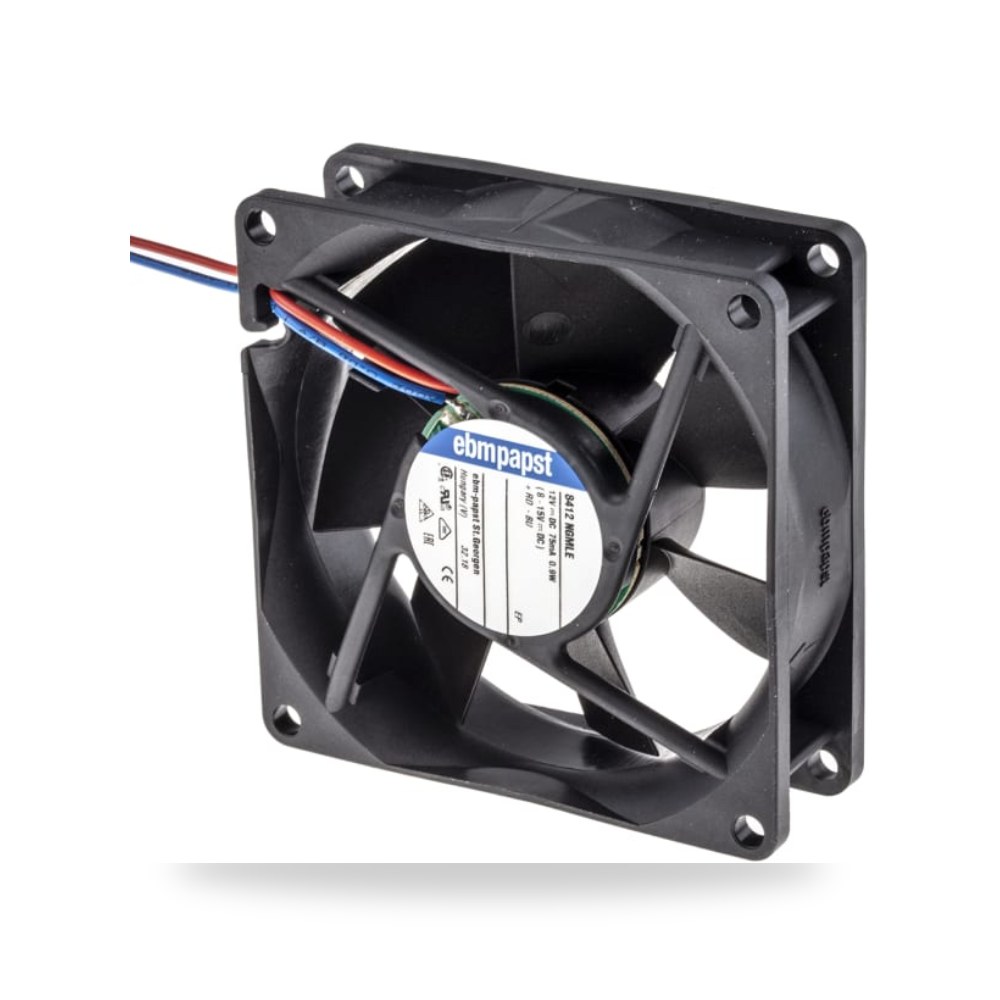 مروحة تبريد محورية للكبائن 12V DC 80 طراز F ريمكو للتوريدات الصناعية (Reemco Industrial)