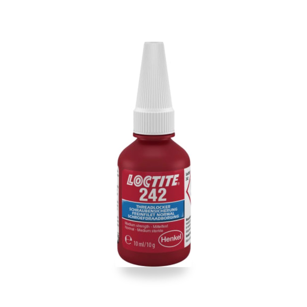 غراء ومثبت قلاووظ س لولبية LOCTITE 242 10 ml ريمكو للتوريدات الصناعية (Reemco Industrial)